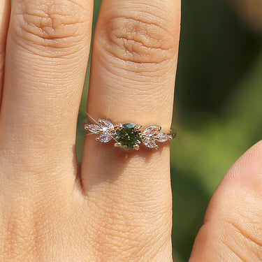 The Green Crystal Charmer Ring YourSoulPlace.com